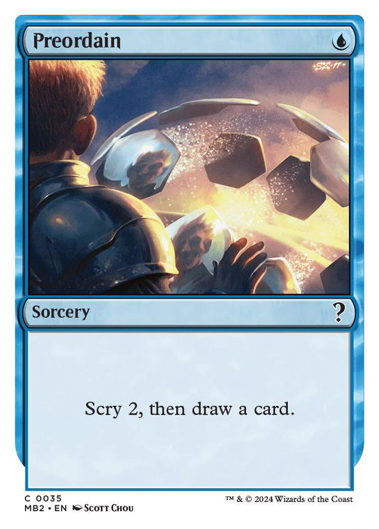 Preordain (White Border) [MB2 - 35]