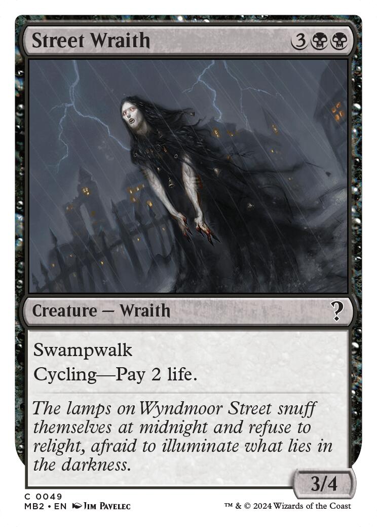 Street Wraith (White Border)