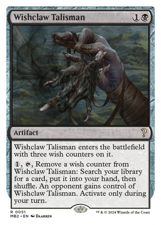 Wishclaw Talisman (White Border) [MB2 - 51]