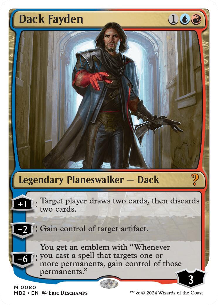 Dack Fayden (White Border) [MB2 - 80]