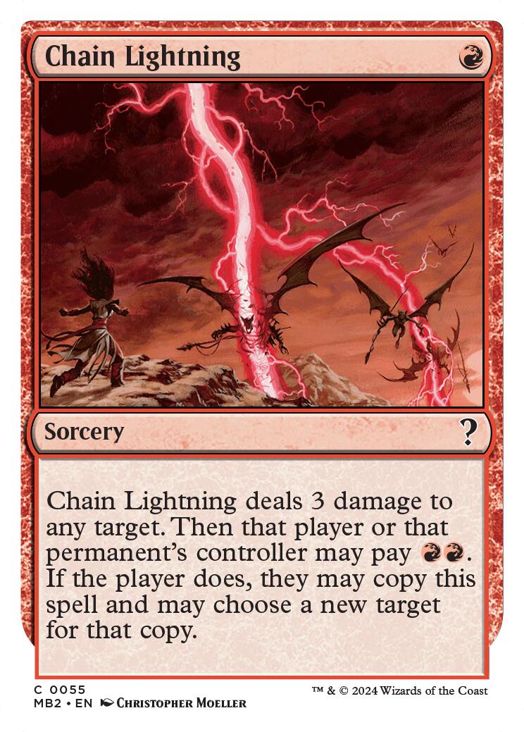 Chain Lightning (White Border) [MB2 - 55]