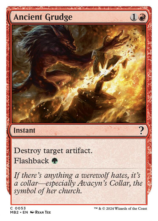 Ancient Grudge (White Border) [MB2 - 53]