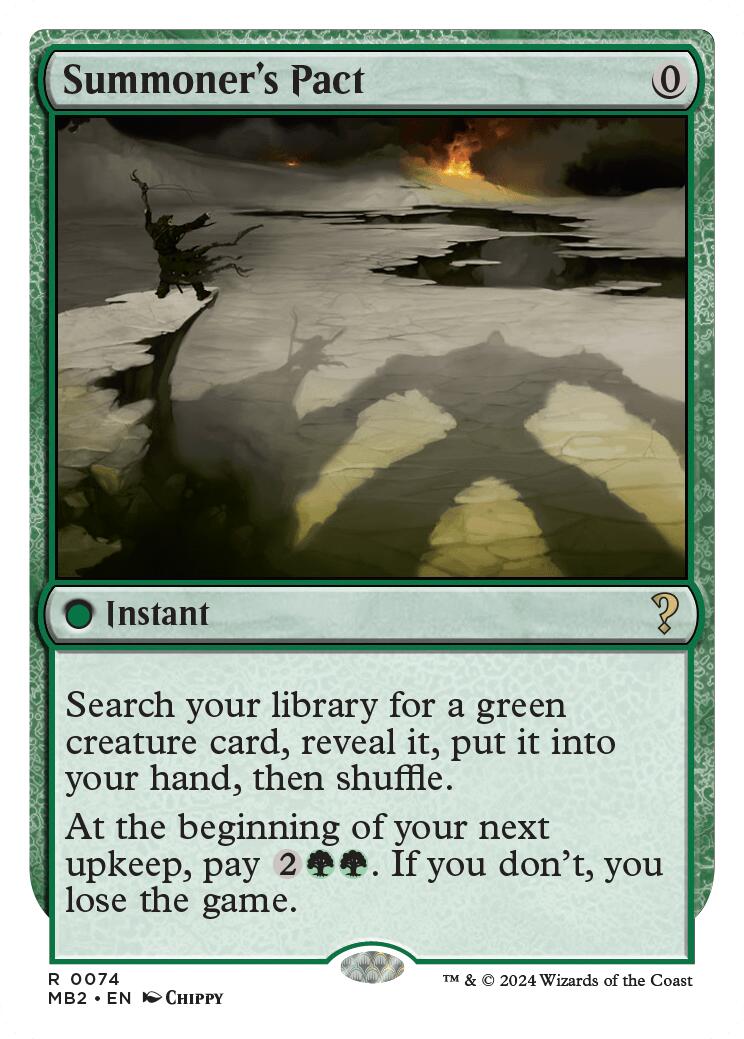 Summoner's Pact (White Border) [MB2 - 74]