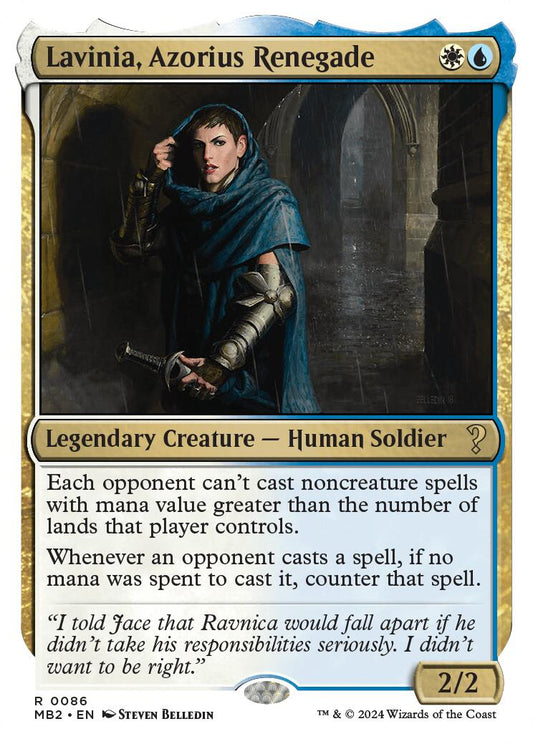 Lavinia, Azorius Renegade (White Border) [MB2 - 86]