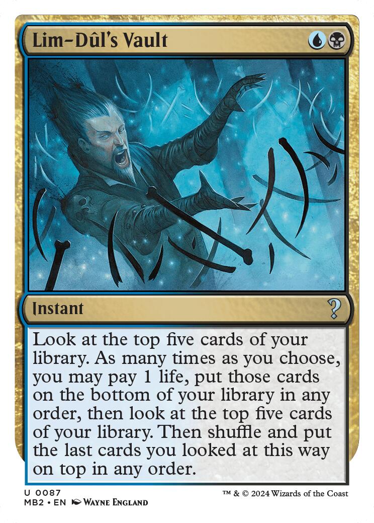 Lim-Dul's Vault (White Border) [MB2 - 87]