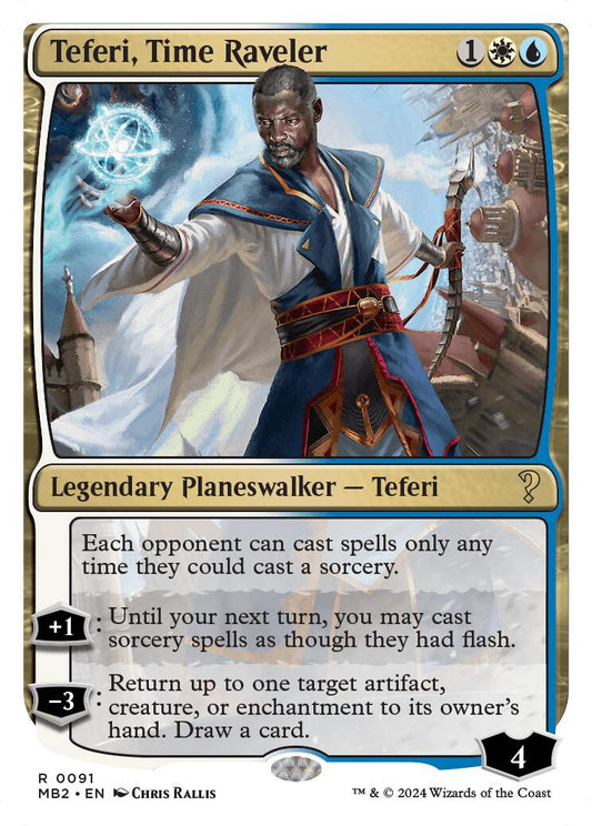 Teferi, Time Raveler (White Border) [MB2 - 91]