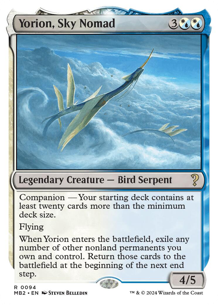 Yorion, Sky Nomad (White Border) [MB2 - 94]