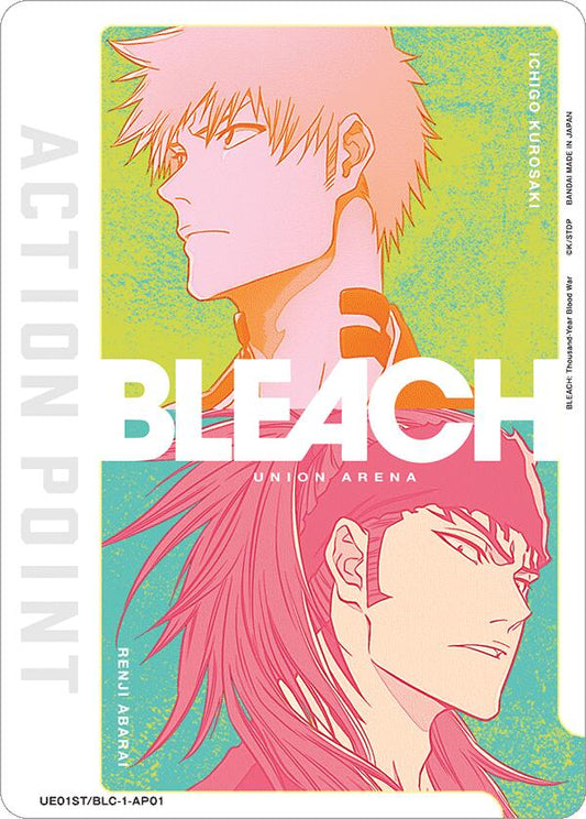 Action Point Card (AP01) (Ichigo Kurosaki/Renji Abarai)