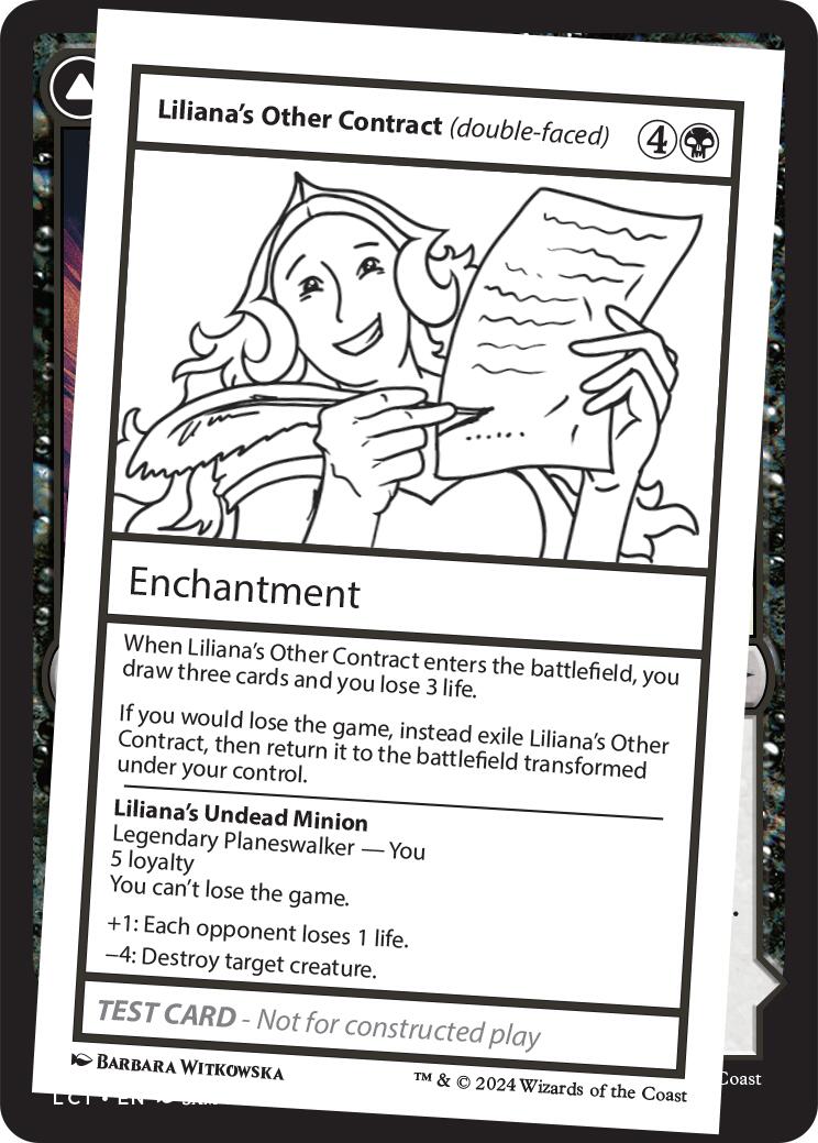 Liliana's Other Contract (double-faced)
