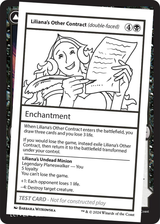 Liliana's Other Contract (double-faced)