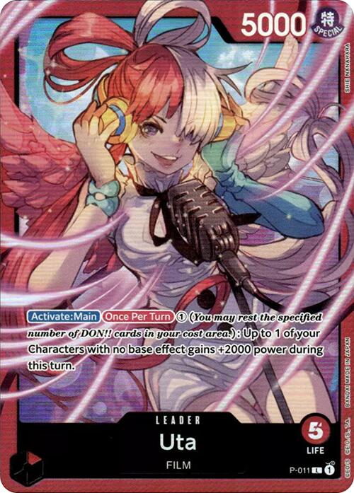 Uta - P-011 (Premium Card Collection -Uta-) [OP-PR - P-011]