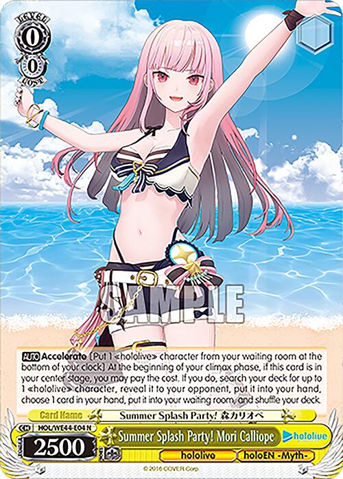 Summer Splash Party! Mori Calliope [HOL - HOL/WE44-E04 N]