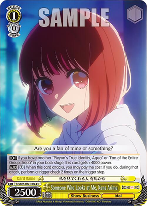 Someone Who Looks at Me, Kana Arima [OSK - OSK/S107-E024 C]