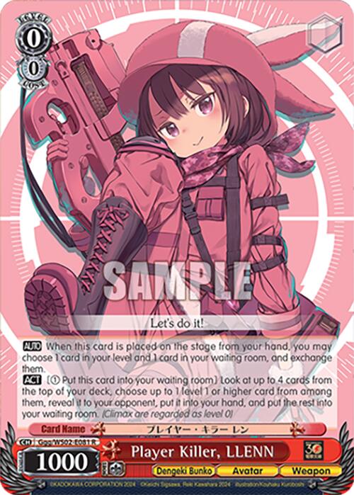 Player Killer, LLENN [G** - Ggg/WS02-E081 R]