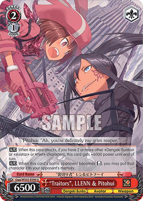 "Traitors", LLENN & Pitohui [G** - Ggg/WS02-E096 U]