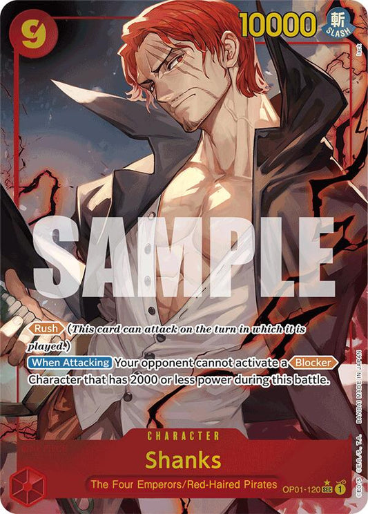 Shanks (OP01-120) (Alternate Art) [PRB-01 - OP01-120]