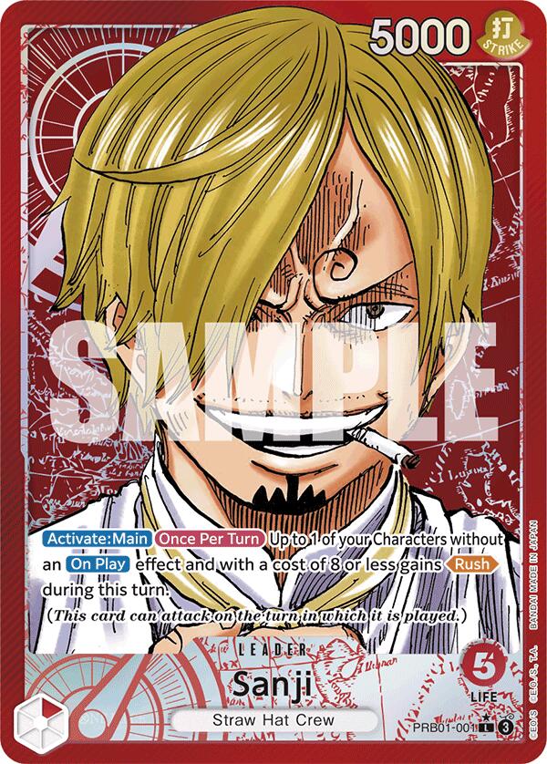 Sanji (PRB01-001) (Alternate Art) [PRB-01 - PRB01-001]