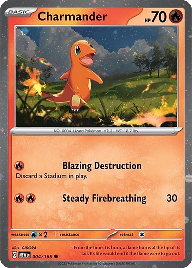 Charmander - 004/165 (Cosmos Holo)