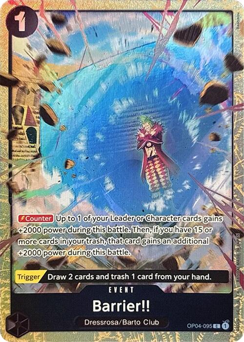 Barrier!! (Premium Card Collection -Best Selection Vol. 2-) [OP-PR - OP04-095]