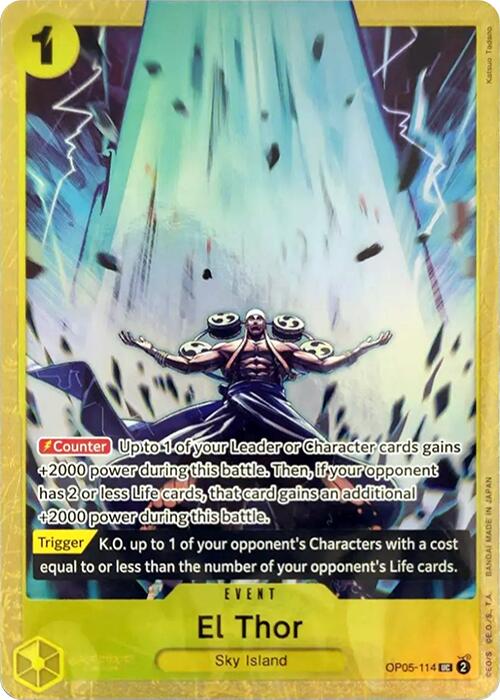 El Thor (Premium Card Collection -Best Selection Vol. 2-) [OP-PR - OP05-114]