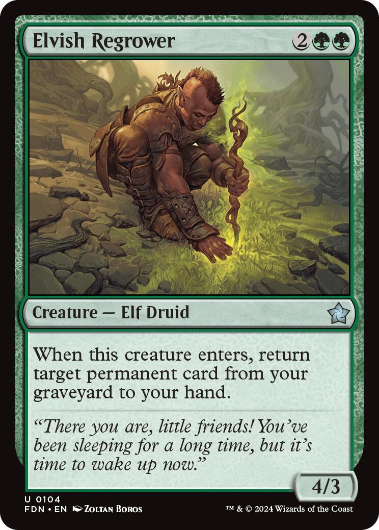 Elvish Regrower [FDN - 104]