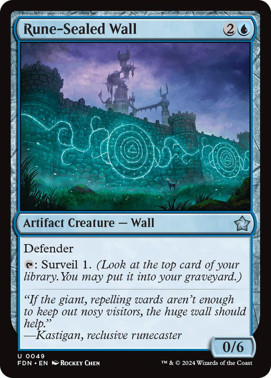 Rune-Sealed Wall [FDN - 49]