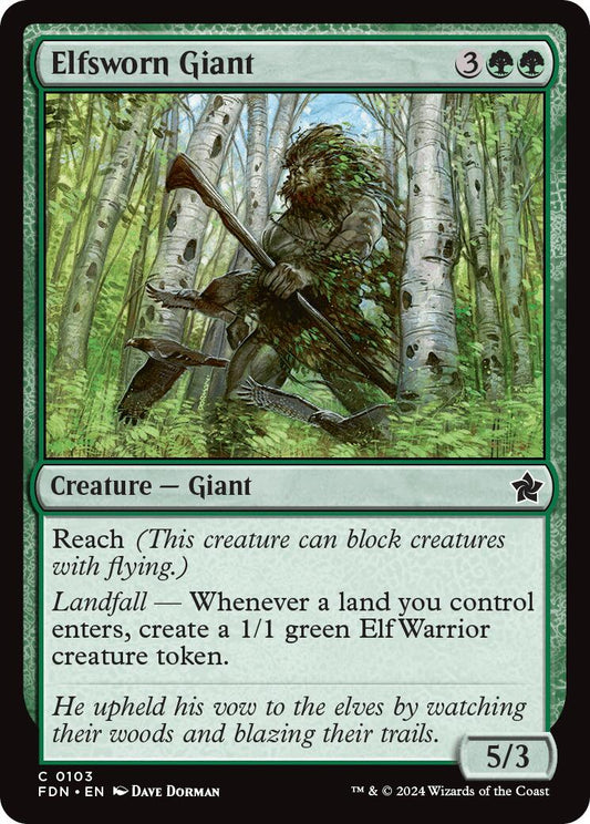 Elfsworn Giant [FDN - 103]