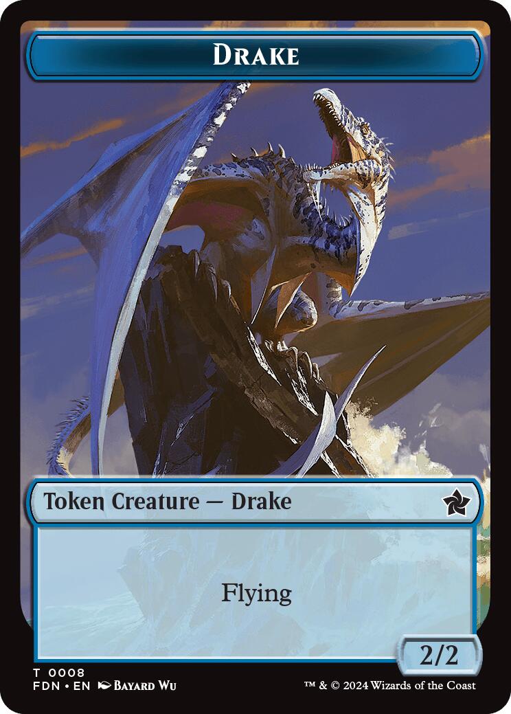 Drake // Goblin Doubled-Sided Token