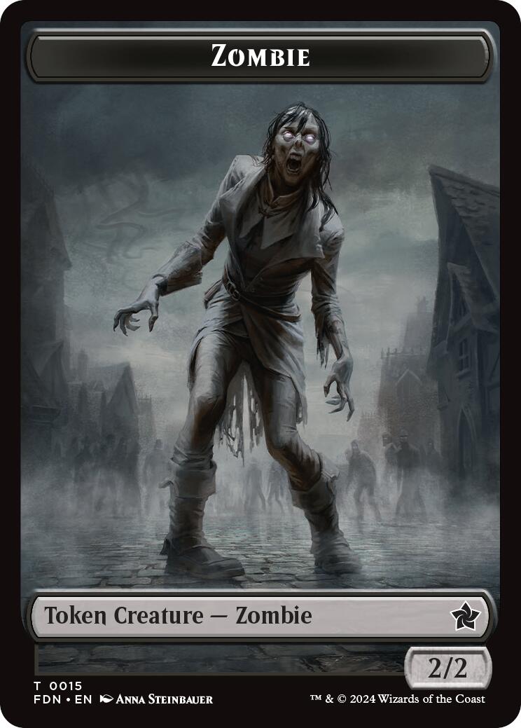 Zombie // Insect Doubled-Sided Token