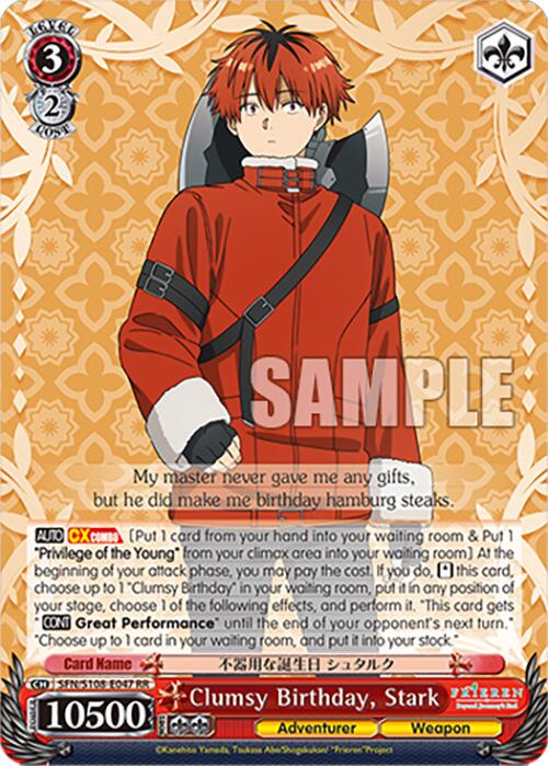 Clumsy Birthday, Stark