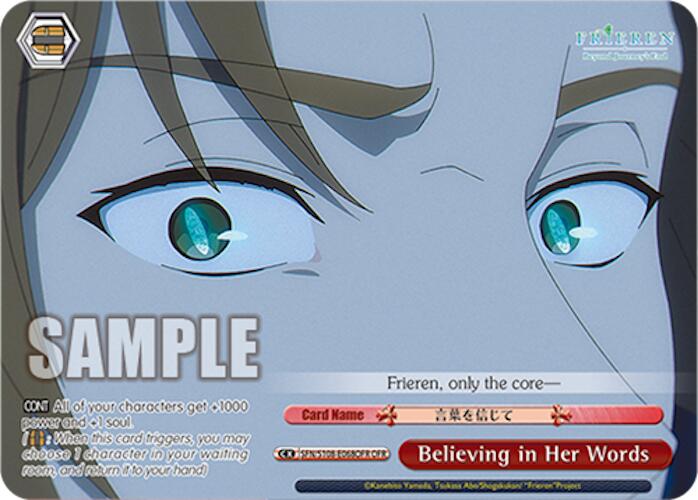 Believing in Her Words (OFR)