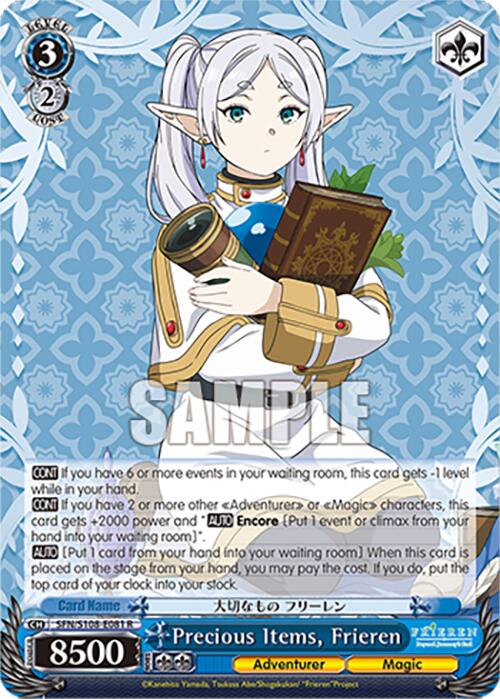 Precious Items, Frieren
