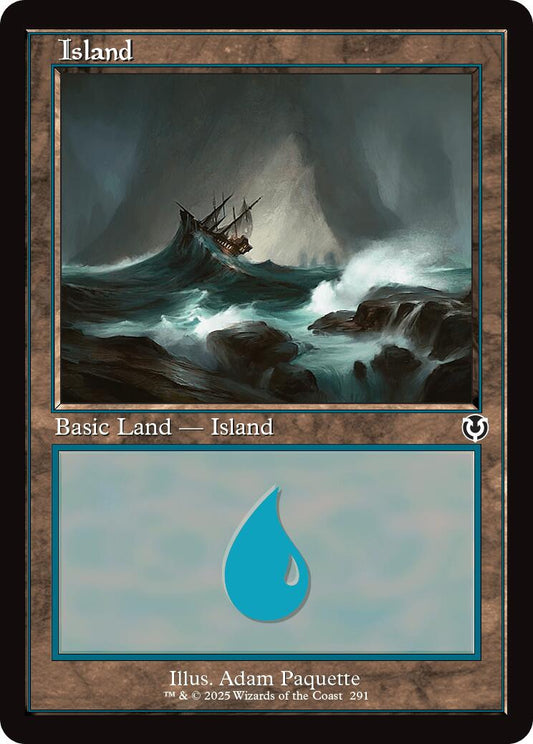 Island (291) (Retro Frame)