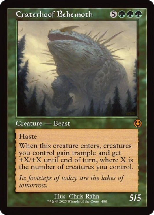 Craterhoof Behemoth (Retro Frame) [INR - 480]