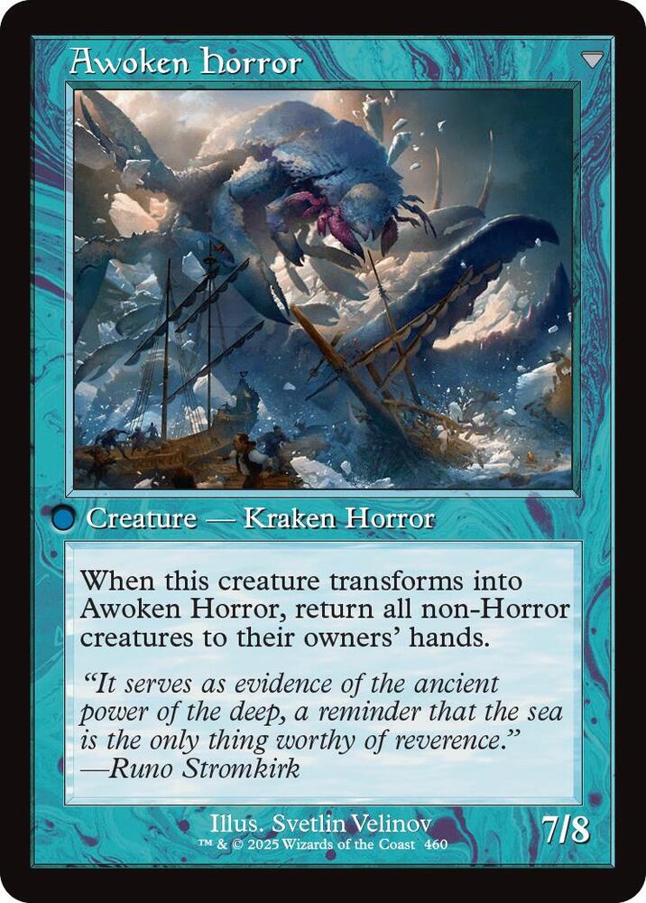 Thing in the Ice (Retro Frame) (Back)