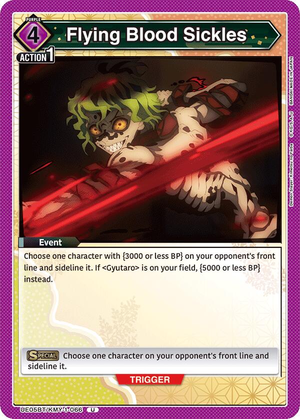 Flying Blood Sickles