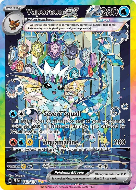 Vaporeon ex - 149/131 [PRE - 149/131]