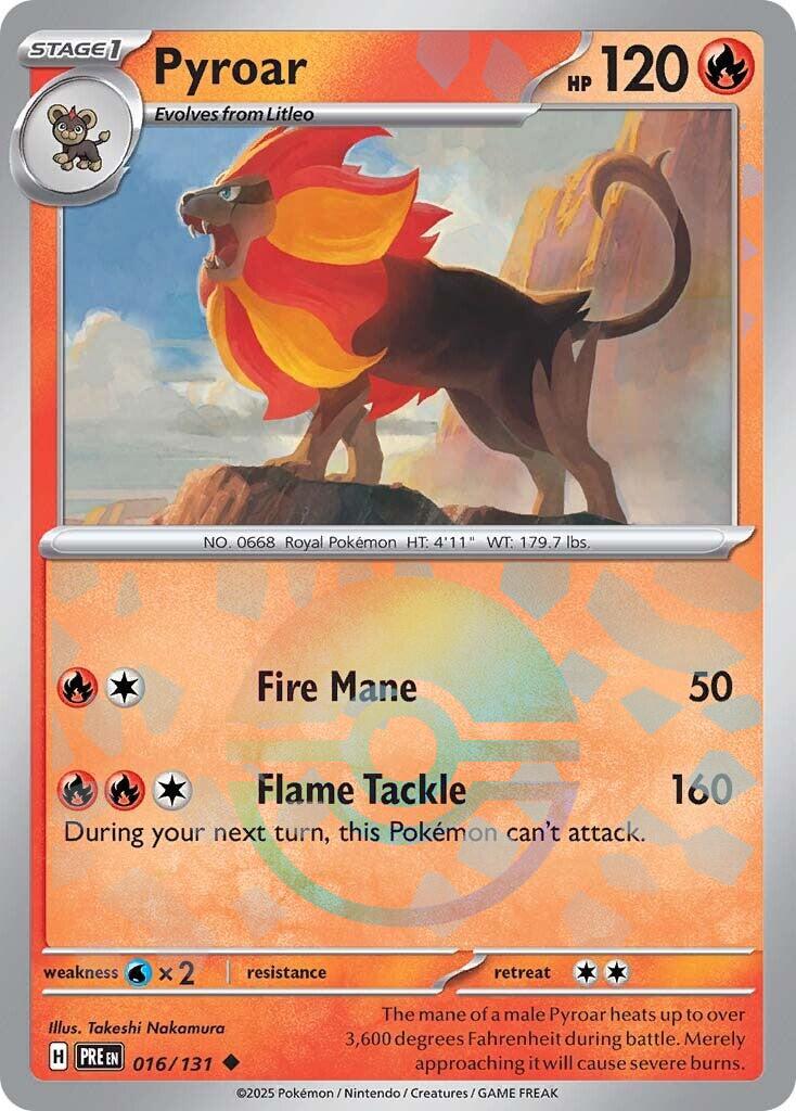 Pyroar (Poke Ball Pattern)