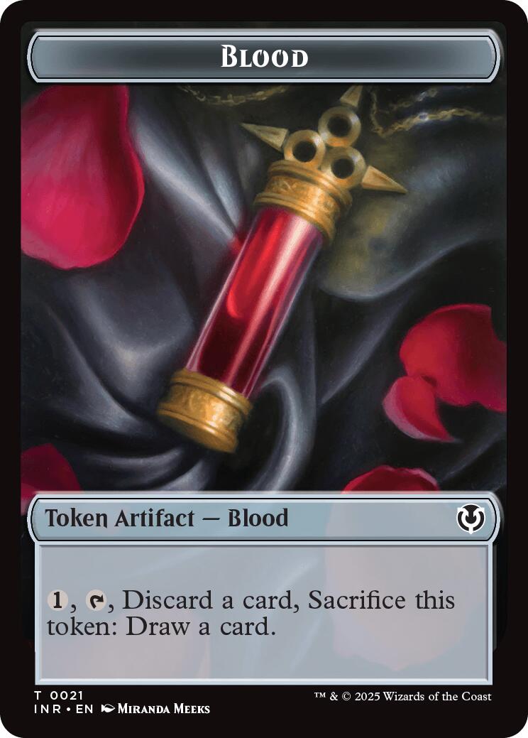 Blood // Clue Double-Sided Token [INR - 21 // 22]