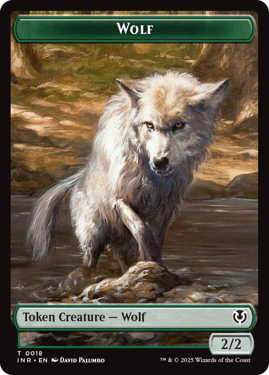 Wolf (0009) // Wolf (0018) Double-Sided Token (Back)