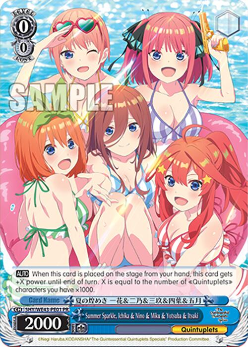 Summer Sparkle, Ichika & Nino & Miku & Yotsuba & Itsuki (PR) [5HY - 5HY/WE43-PE01 PR]