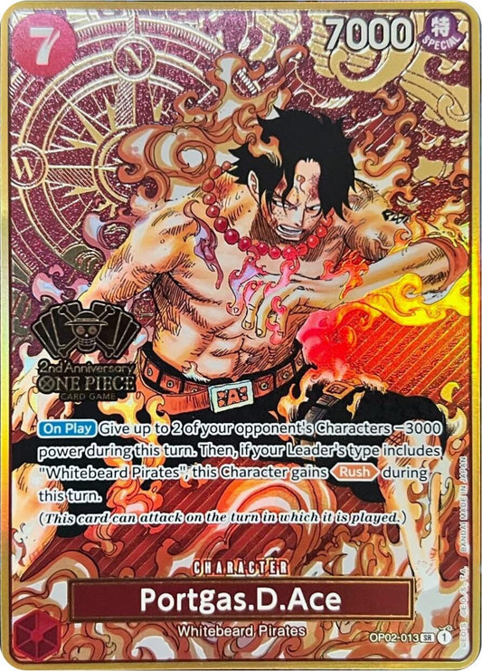 Portgas.D.Ace (One Piece Japanese Version 2nd Anniversary Set)