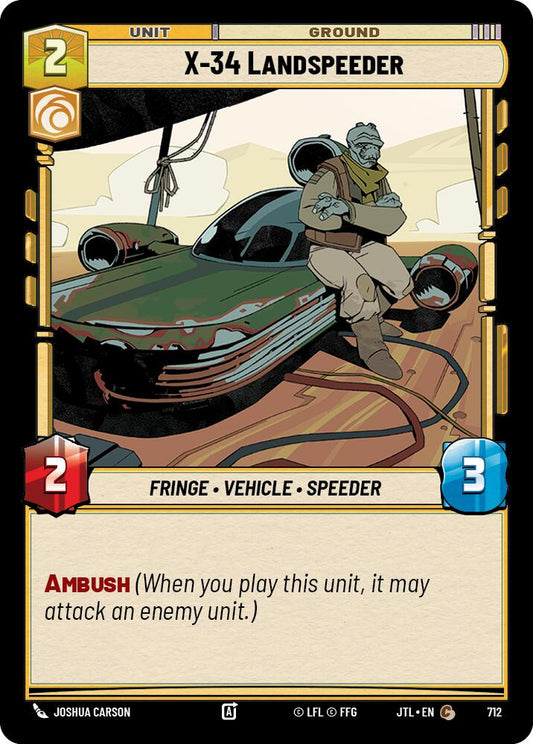 X-34 Landspeeder (Foil)
