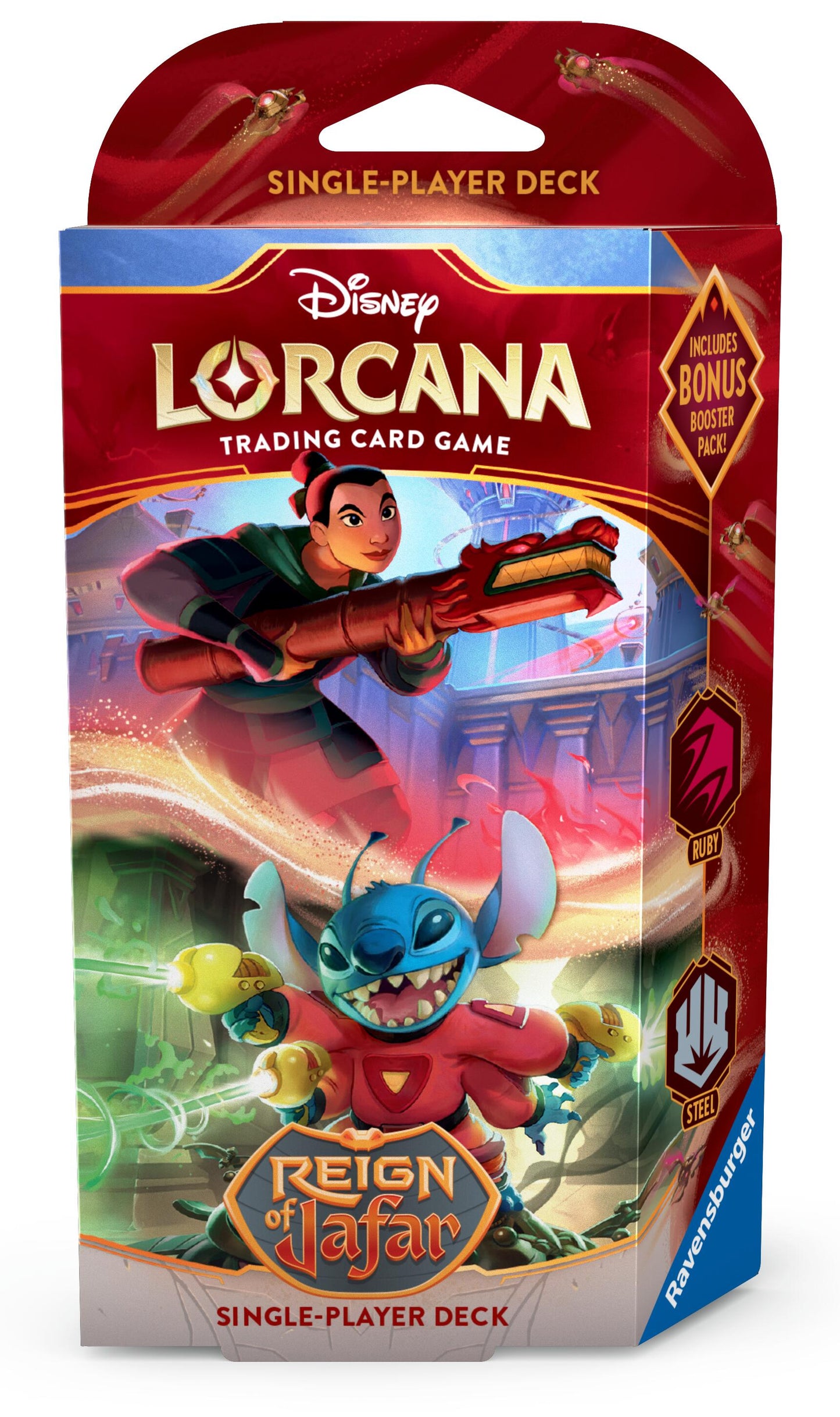 Disney Lorcana: Reign of Jafar Starter Deck (Ruby & Steel)