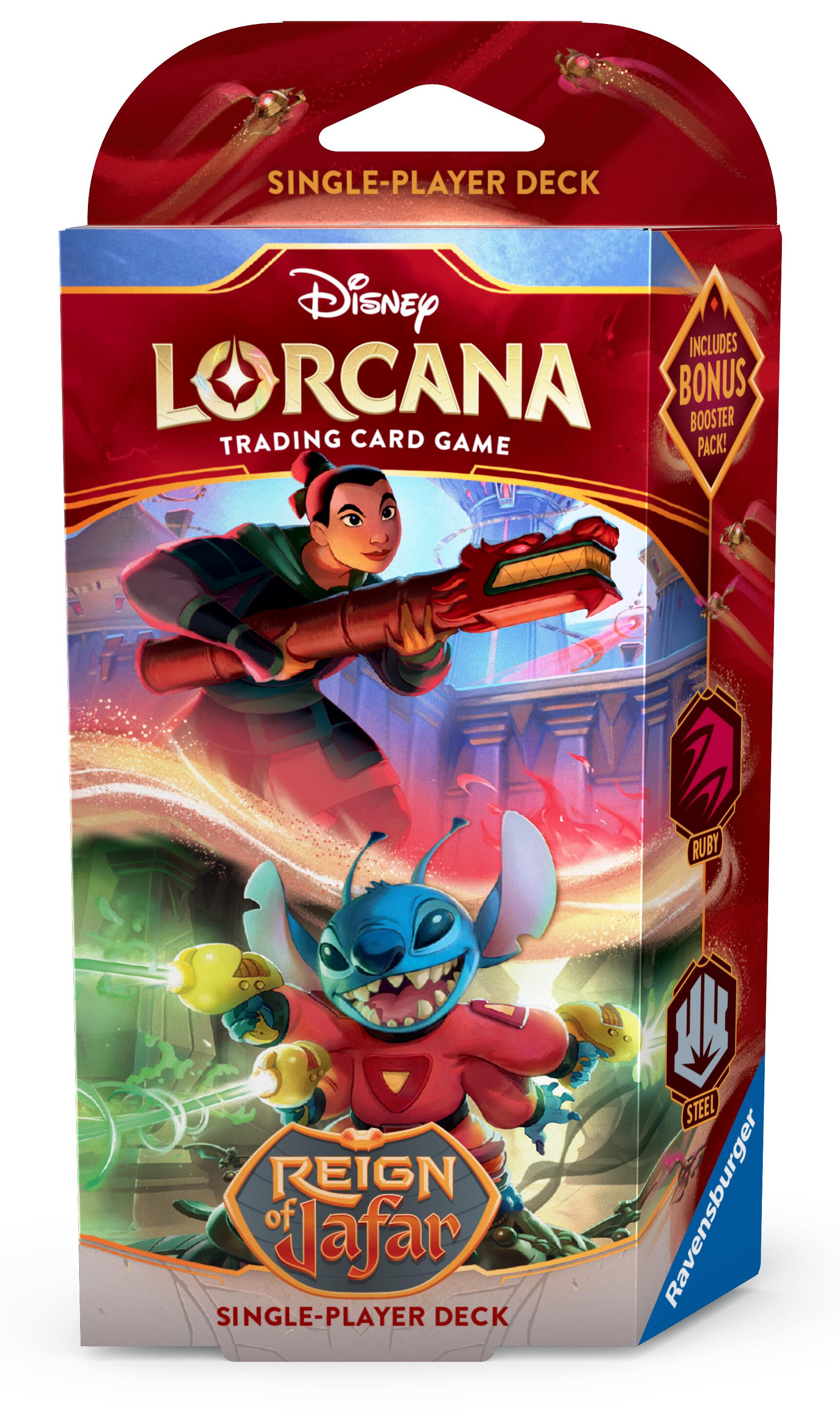 Disney Lorcana: Reign of Jafar Starter Deck (Ruby & Steel)