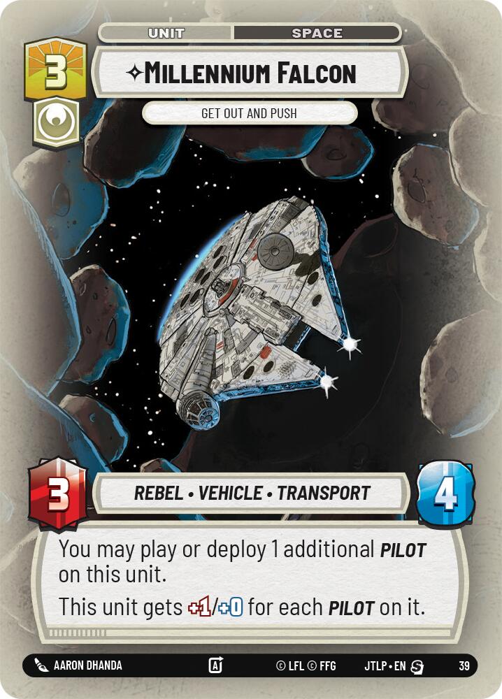 Millennium Falcon - Get Out And Push (Foil)