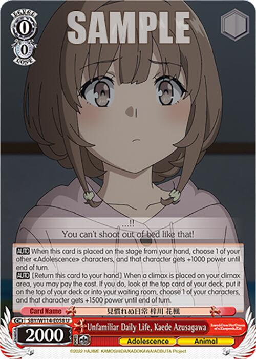 Unfamiliar Daily Life, Kaede Azusagawa