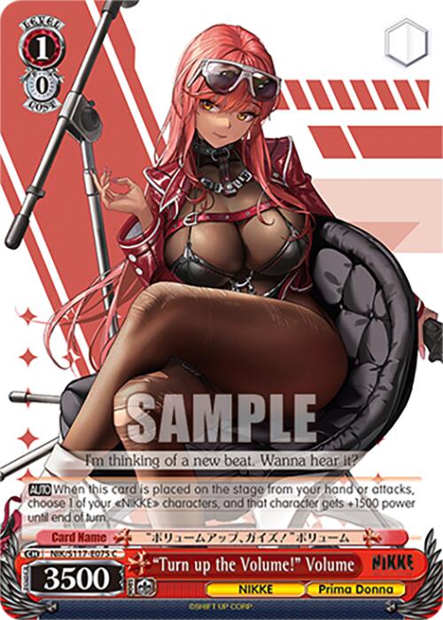 "Turn up the Volume!" Volume