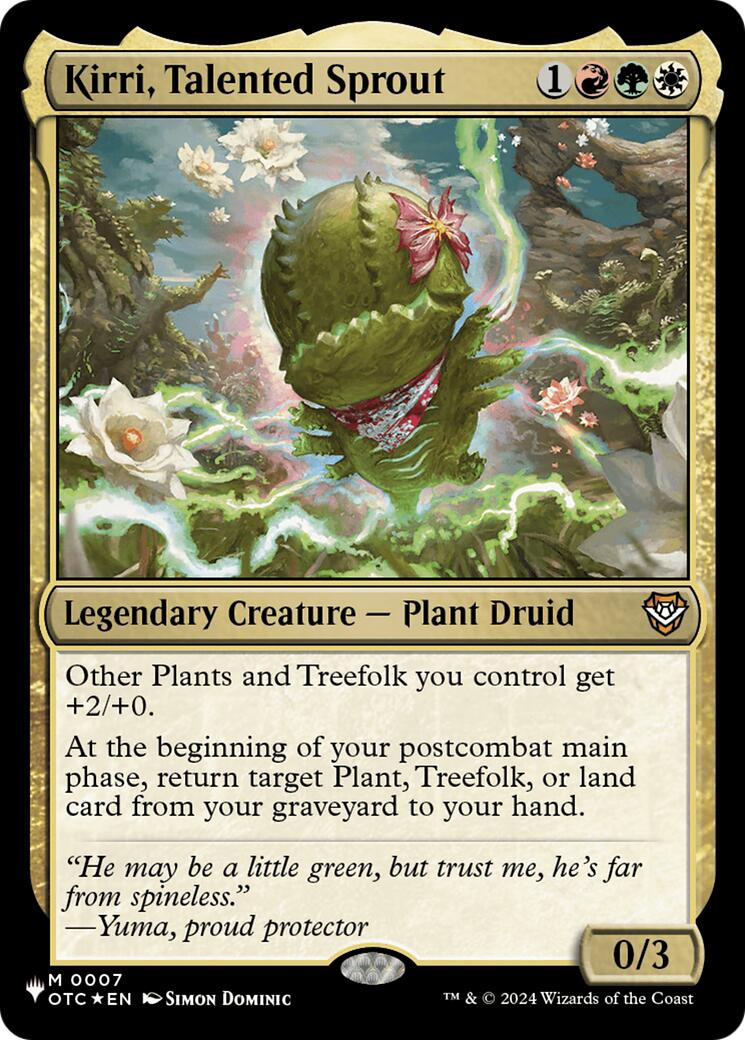 Kirri, Talented Sprout