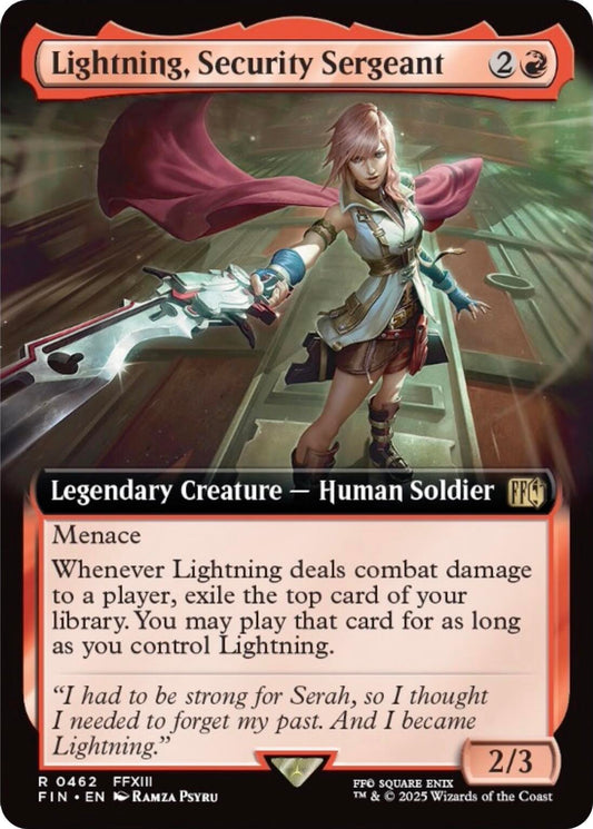 Lightning, Security Sergeant (Extended Art)